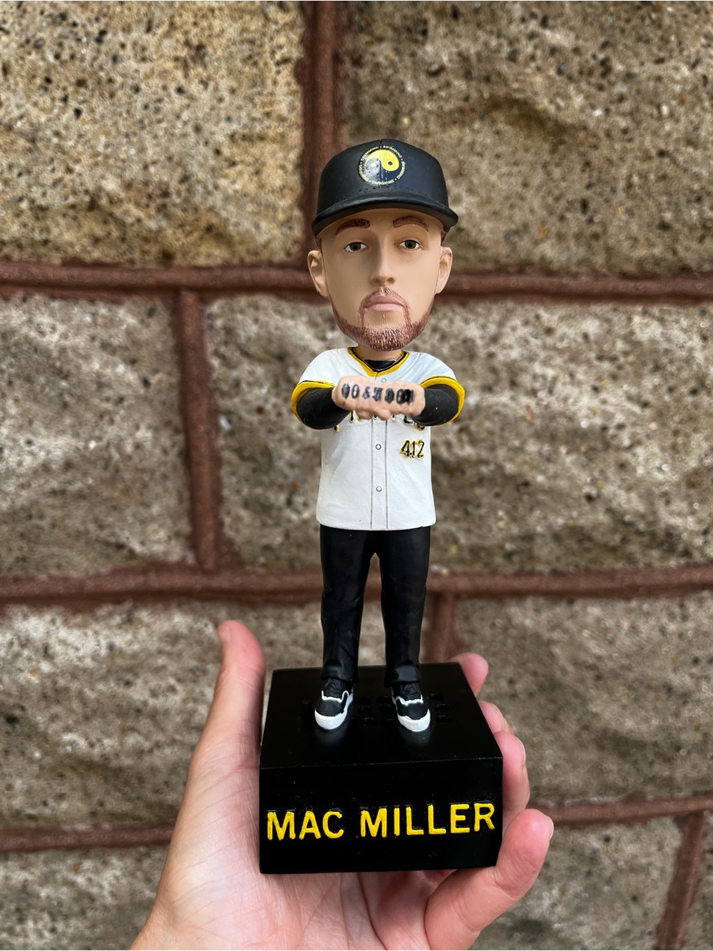 Mac Miller Pittsburgh pirates  BobbleHead plays Knock Knock SGA July 19, 2025